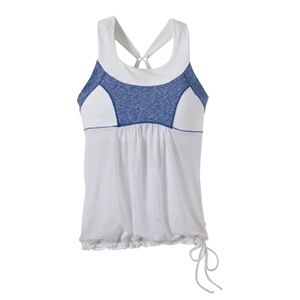 Prana Blue/White Piper Tank Top